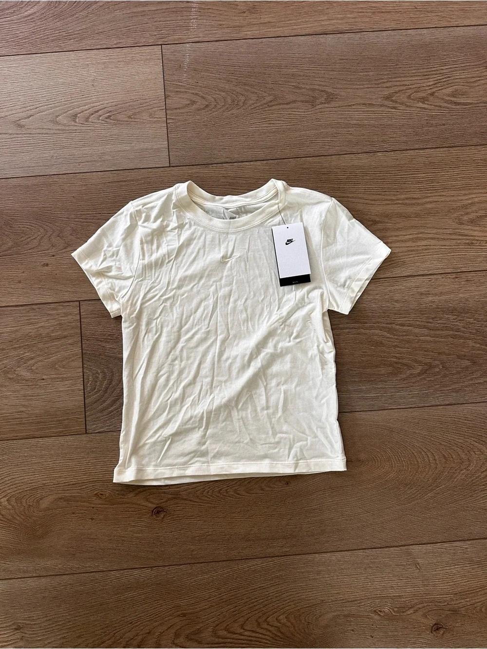 Nike Cream Crewneck Short Sleeve Tee with Tag